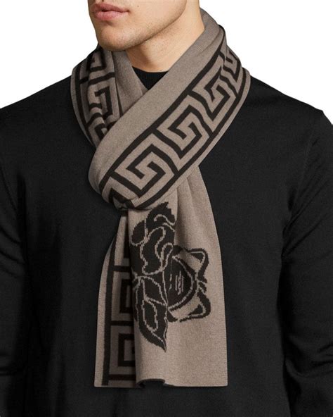 versace medusa knit scarf|Versace Men's Medusa.